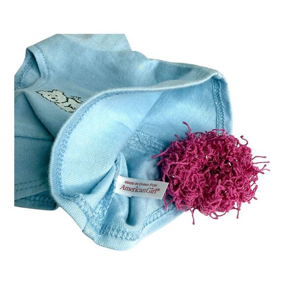 VTG American Girl Today Coconut Best Friend SHIRT & Ponytail Holder Fun Play Top - Picture 4 of 6